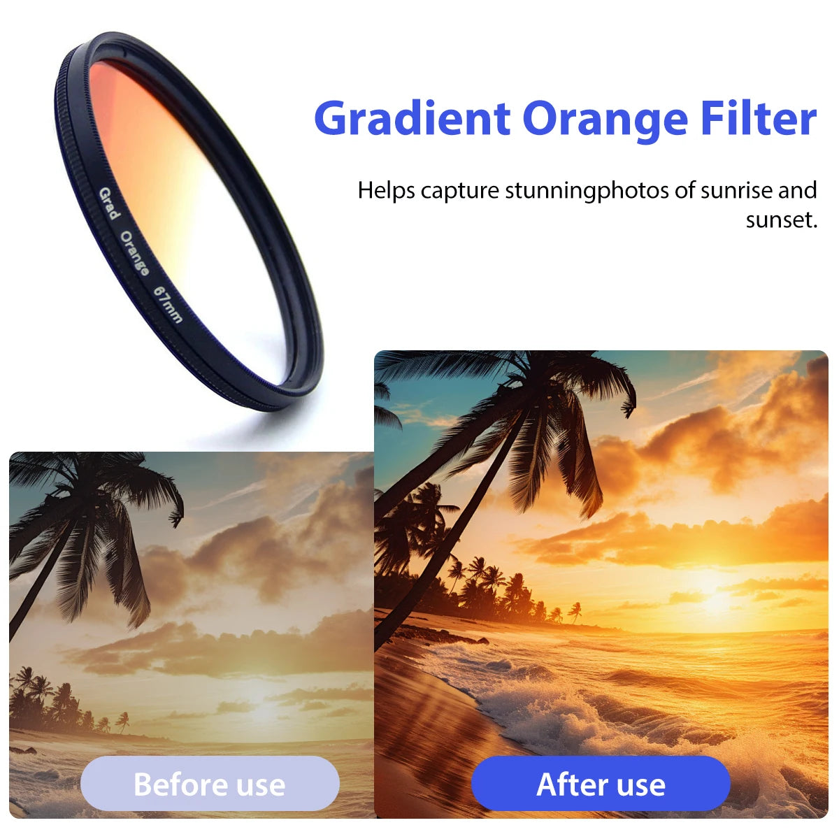  67mm Filter Kit and Lens Set for iPhone 15 14 13 Samsung S22 S23