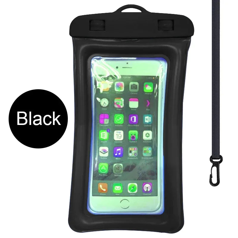 Floating Airbag Waterproof Swim Bag Phone Case for Iphone 15 14 13 12 Pro Max Samsung S23 S22 Xiaomi 13 Huawei P30 20 Lite Cover