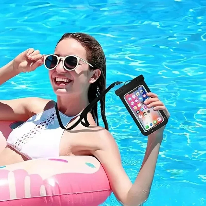 Floating Airbag Waterproof Swim Bag Phone Case for Iphone 15 14 13 12 Pro Max Samsung S23 S22 Xiaomi 13 Huawei P30 20 Lite Cover